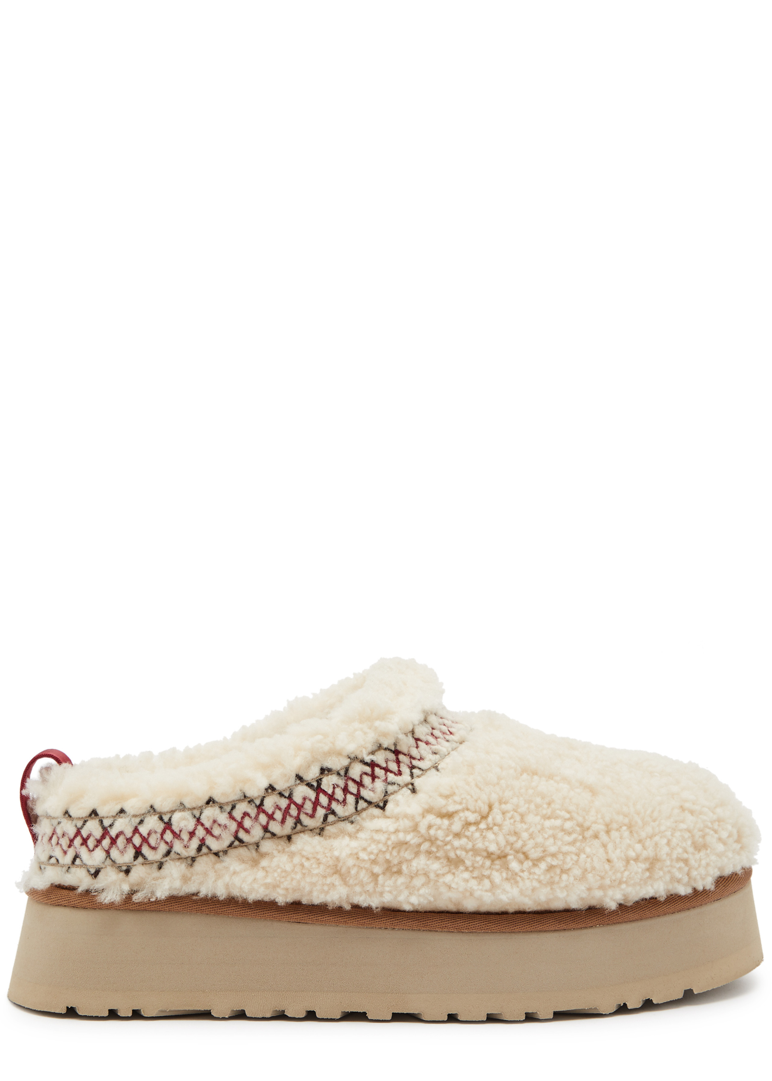 Tazz fleece platform mules | Harvey Nichols (Global)