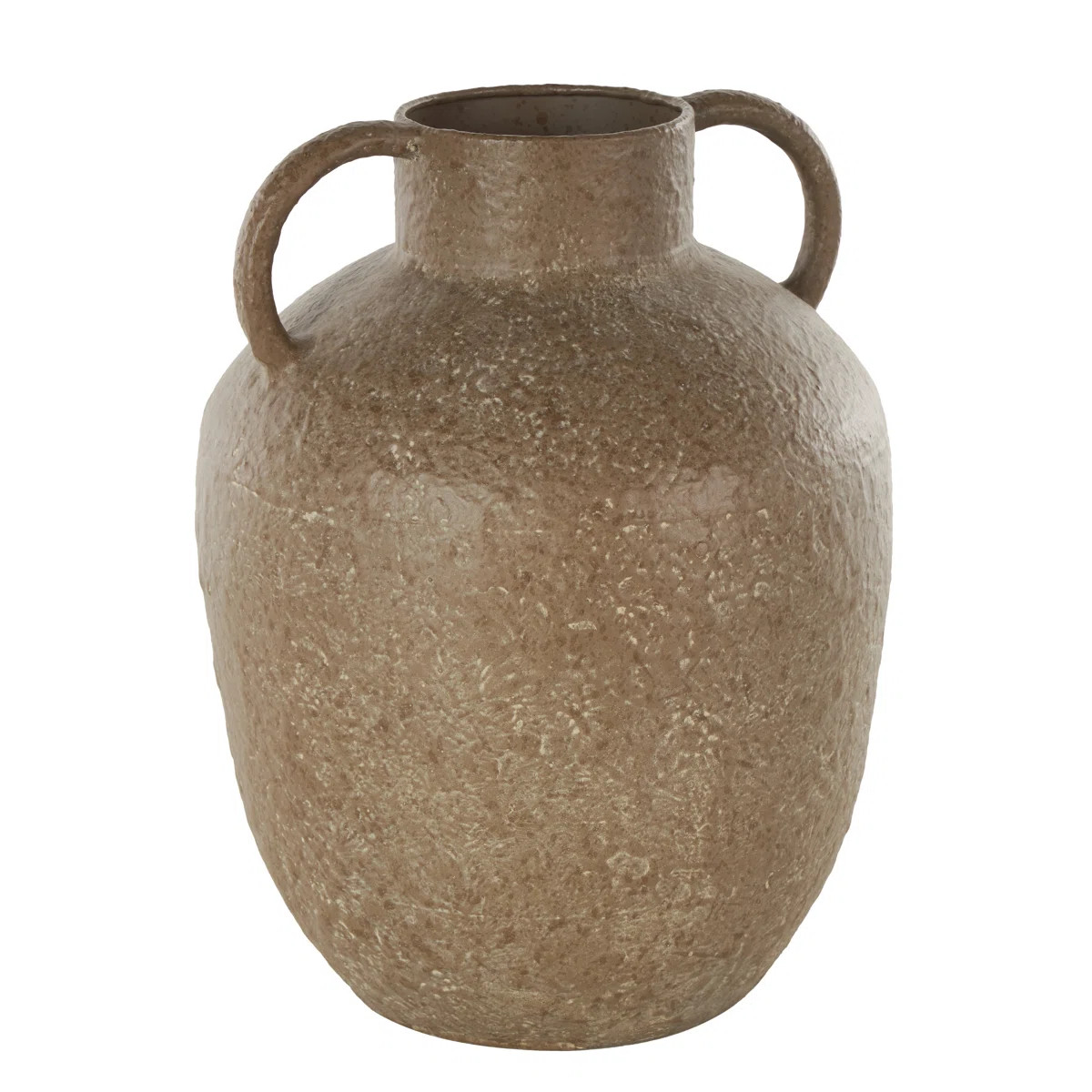 Cole And Grey Metal Antique Inspired Decorative Vase With Handles | Wayfair North America