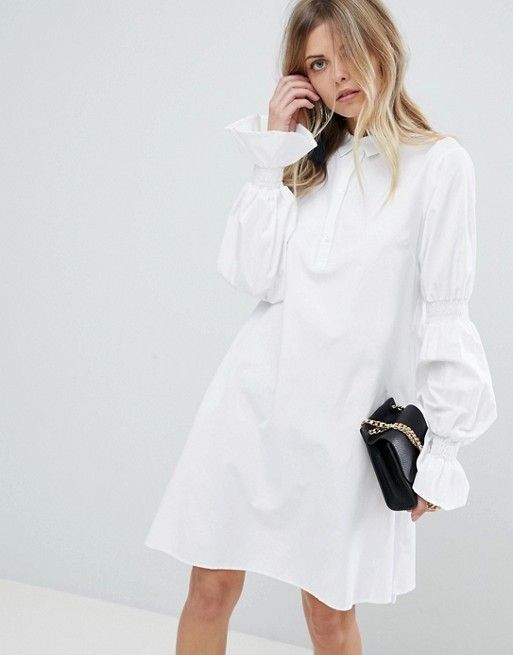 Y.A.S Shift Dress With Sleeve Detail | ASOS US