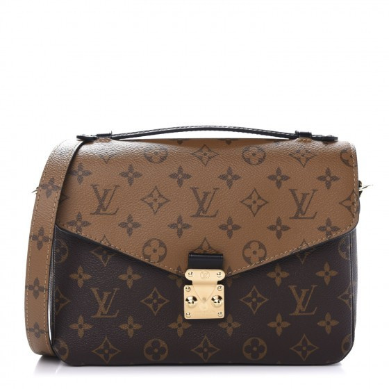 LOUIS VUITTON Reverse Monogram Pochette Metis | Fashionphile