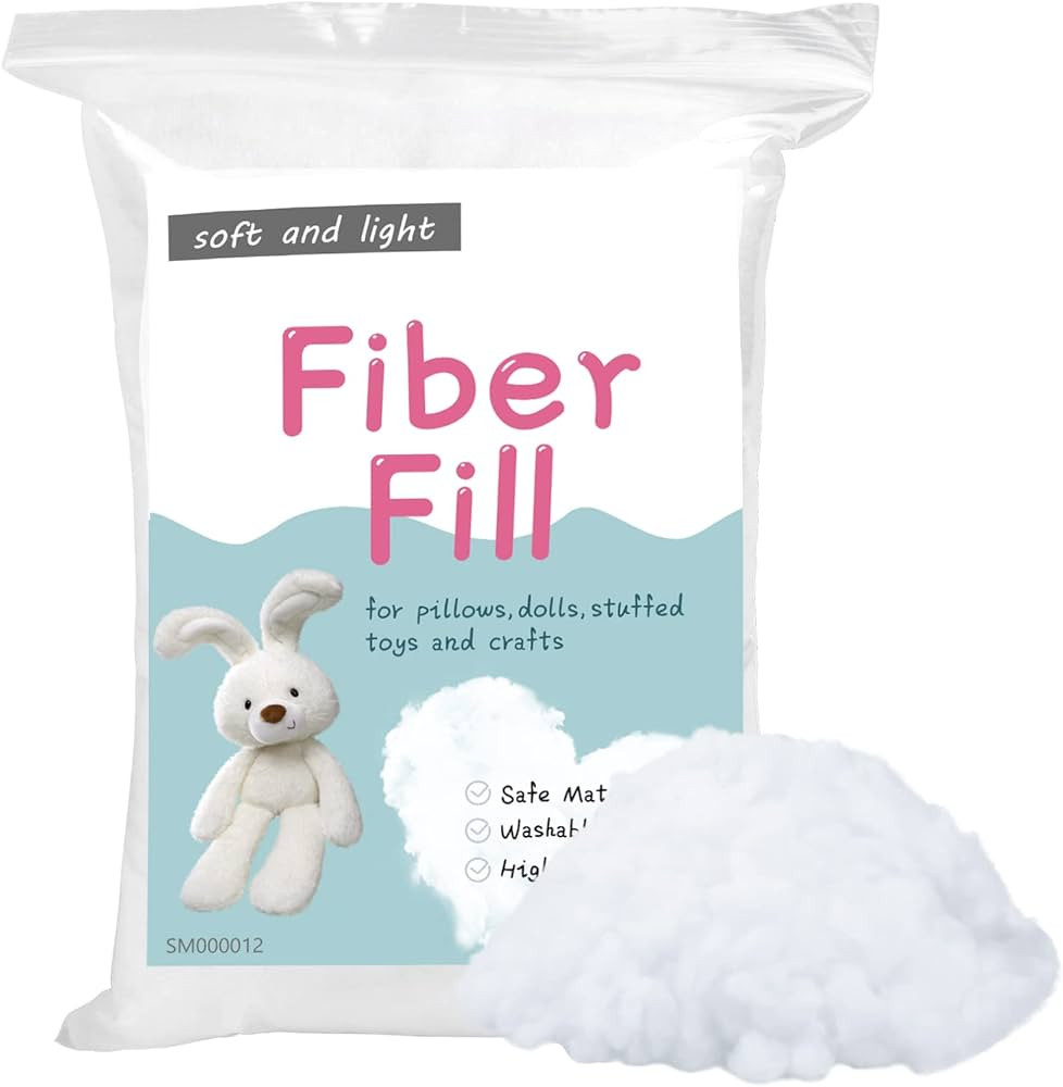 LOKUNN 60g/2.12oz Polyester Fiber, Polyester Fiber Fill, Pillow Stuffing, Stuffing Stuffed Animal... | Amazon (US)