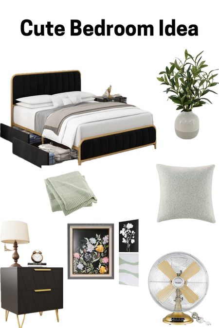Cute Bedroom Idea
#bedroom #bed #artwork #blanket #fan #apartment #teen #affordable

#LTKGiftGuide #LTKhome #LTKU