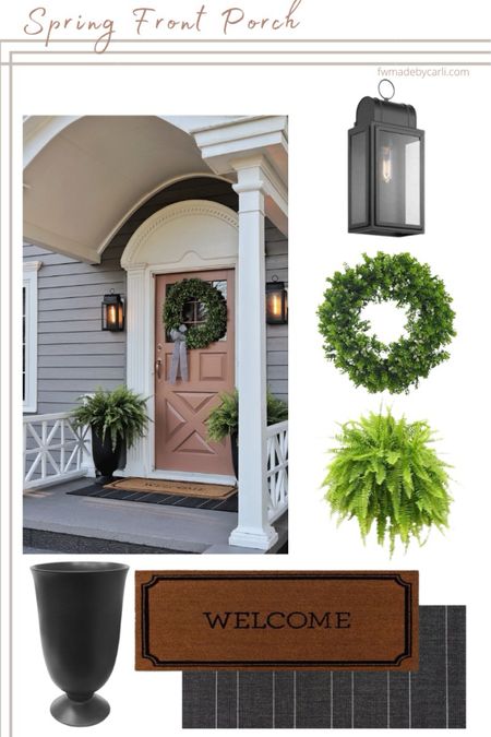 Spring front porch inspo