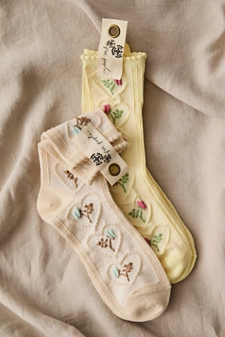Heart Blooms Socks | Free People (Global - UK&FR Excluded)