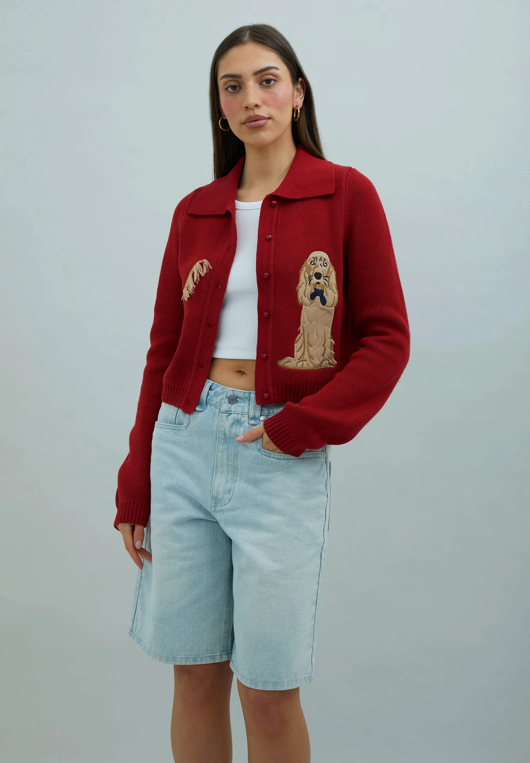 House of Sunny The Lady Tripper Cardigan | Dog Knit Women’s Sweater | House of Sunny