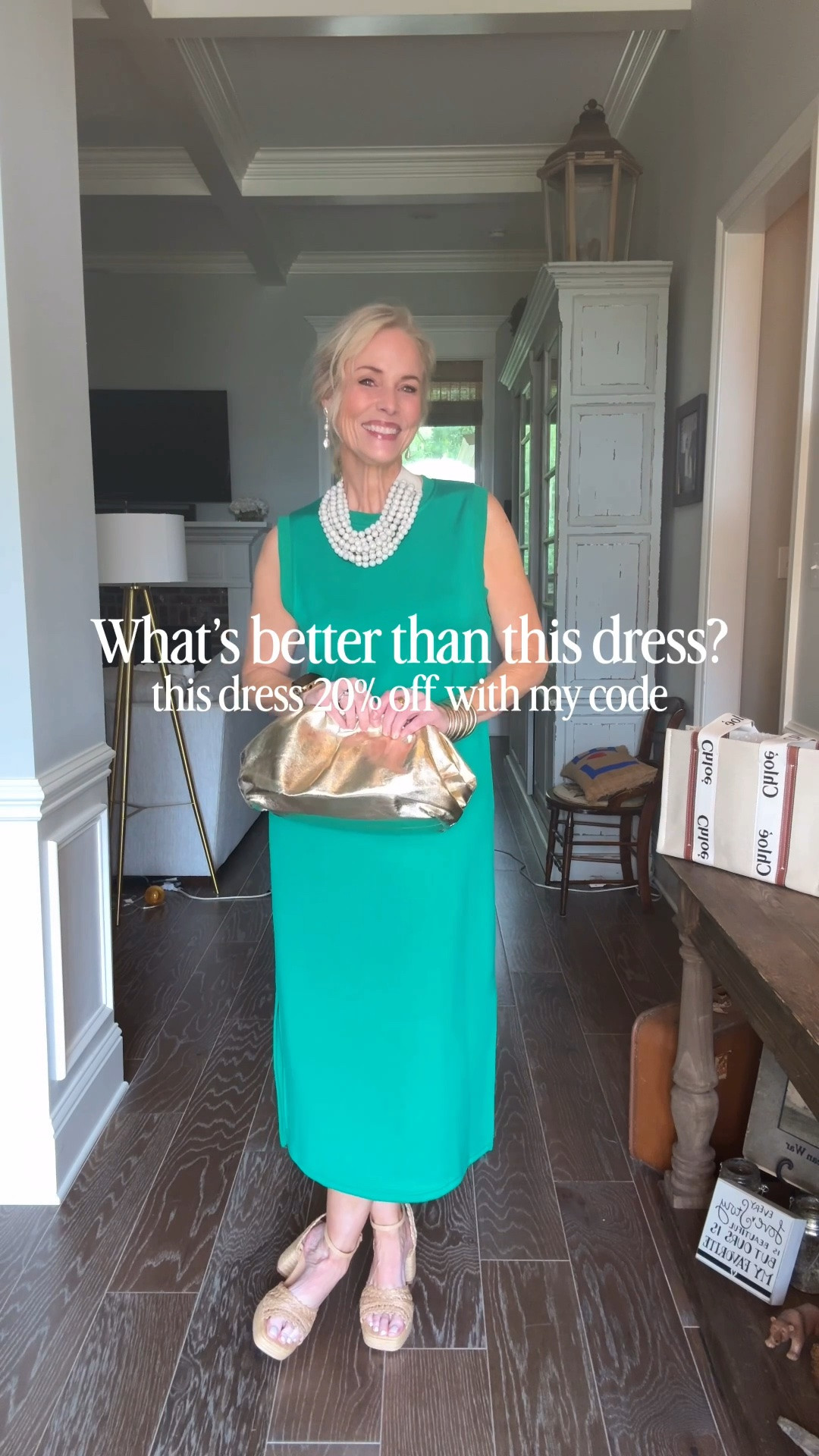 The only thing better than this dress? This dress at 20% off. 💚

I was given an exclusive discount code to share, and this is one of my favorite picks. The color. The fit. The fact that you can dress it up with pearls and heels or keep it simple for everyday.

Use code LAUREN20 for 20% off all regularly priced and sale merchandise with the exclusion of shoes and accessories. Remember this sale ENDS TONIGHT SATURDAY 6/27 at 11:59 PM CST!!



#salealert #thewillowtree #over40style #summersale #getyourcolonoscopy

#LTKootd #LTKSaleAlert #LTKOver40
