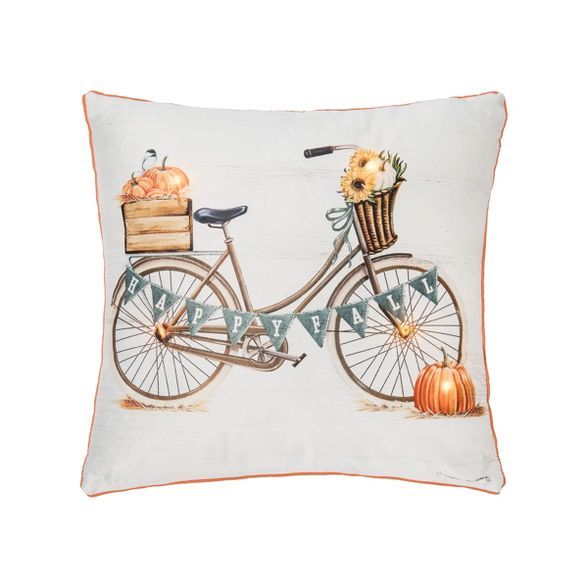 C&F Home Happy Fall Led 18" x 18" Throw Pillow | Target