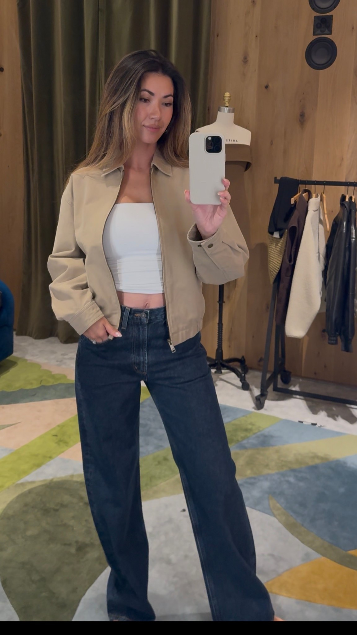 Aritzia, barn jacket, TNA, Agolde jeans, Agolde, low rise jeans, baggy jeans 

#LTKStyleTip #LTKWorkwear #LTKFindsUnder100