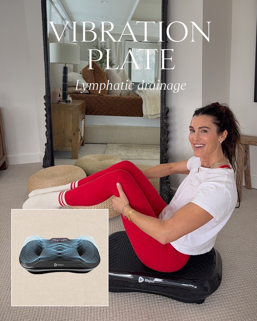 Vibration plate for lymphatic drainage and overall wellness! Found mine on Amazon 💁🏻‍♀️

Health
Work out
Morning routine 

#LTKselfcare #LTKfitnessgoals #LTKmorningroutine