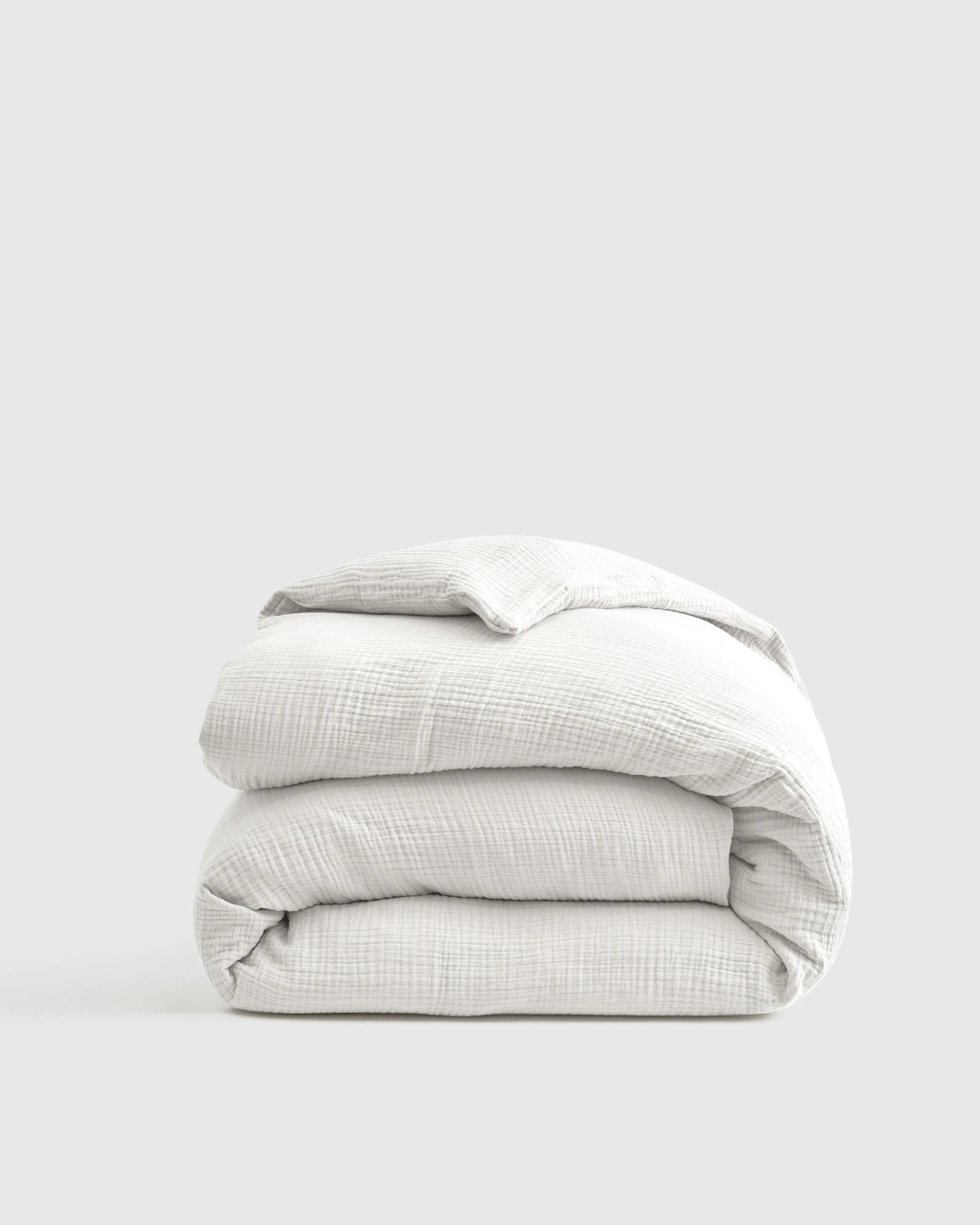 Organic Airy Gauze Duvet Cover | Quince in White | Quince