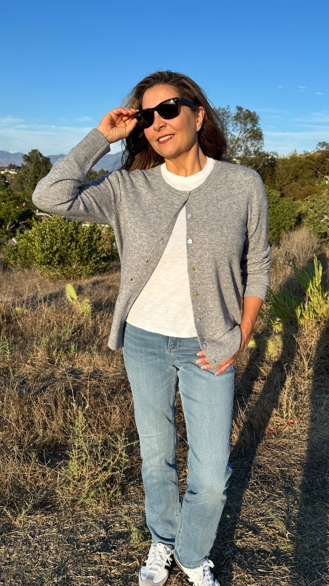 Im in a size M in this oh so soft cashmere cardigan by NYDJ 

#LTKMidsize #LTKStyleTip #LTKOver40