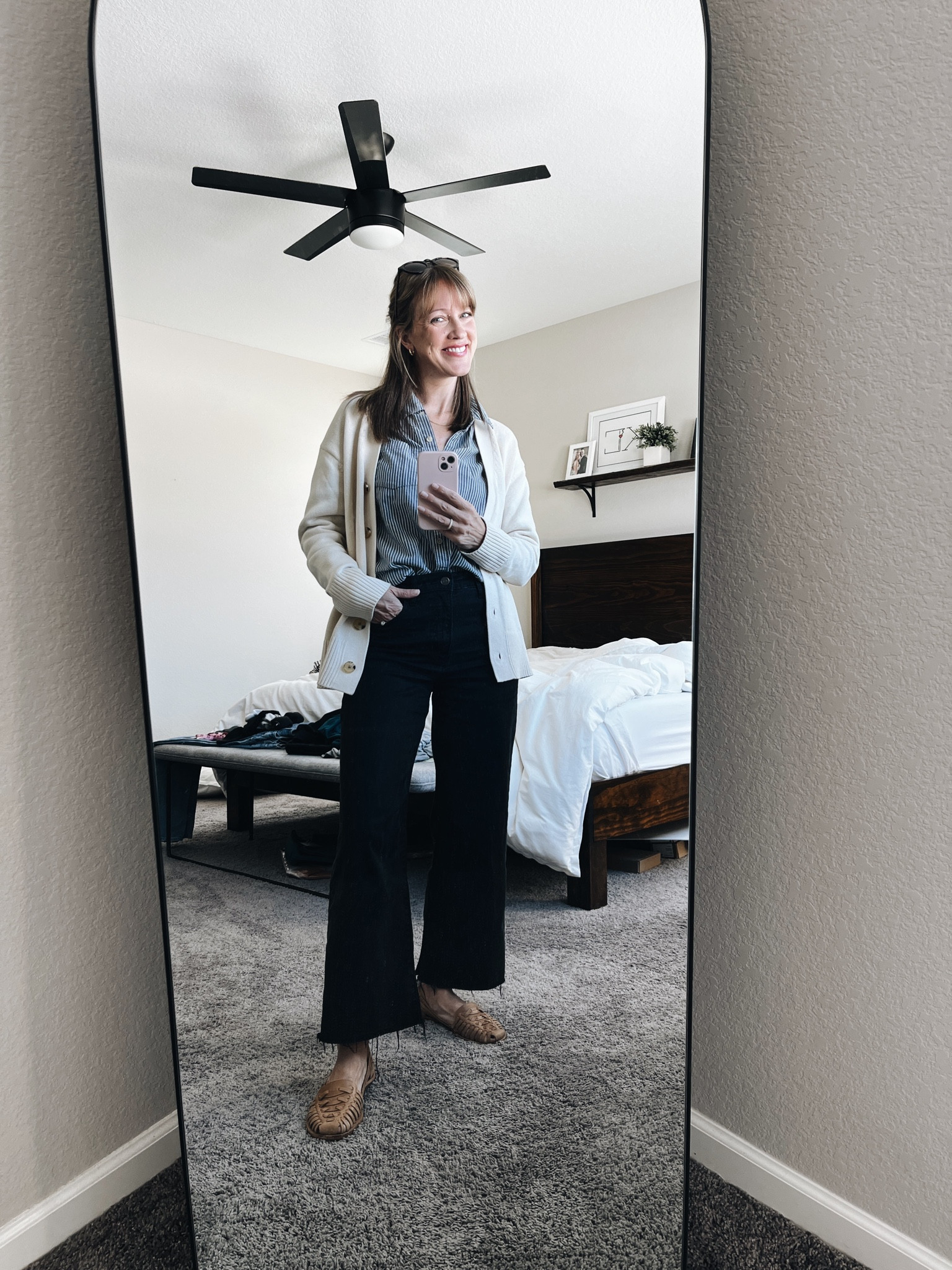 Coastal Grandma or Capsule Wardrobe Builder? You decide. :)

*button up is thrifted which is a great way to find really soft, flowy button ups. The other pieces are linked below!

#LTKstyletip