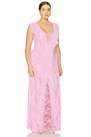 AFRM Trista Dress in Lilac Lace from Revolve.com | Revolve Clothing (Global)