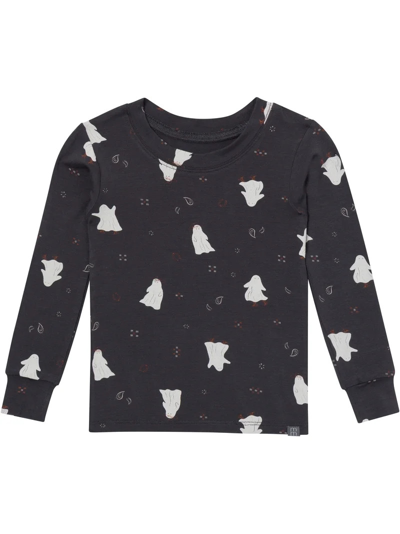 Modern Moments by Gerber Neutral Long Sleeve Halloween Pajama Set, 2-Piece, Sizes 12 Months - 5T | Walmart (US)