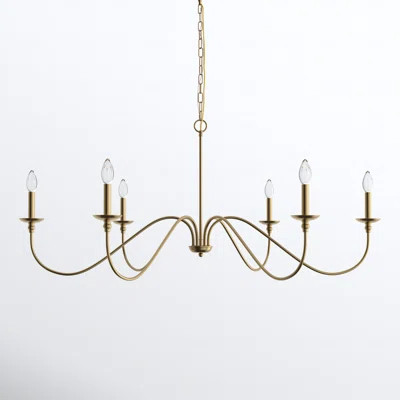 Ableton 6 Light Metal Dimmable Chandelier | Wayfair North America