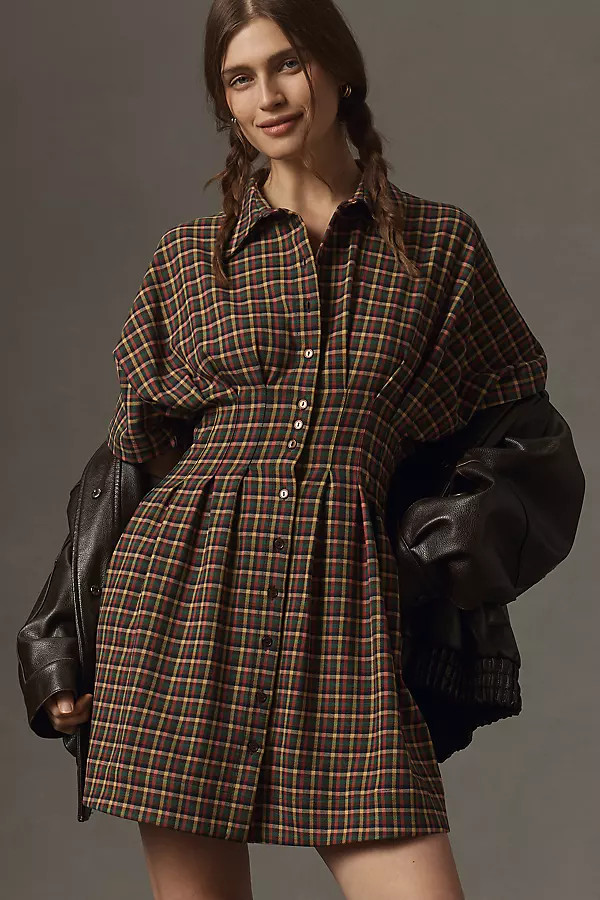 The Tobie Mini Shirt Dress by Exquise | Anthropologie (US)