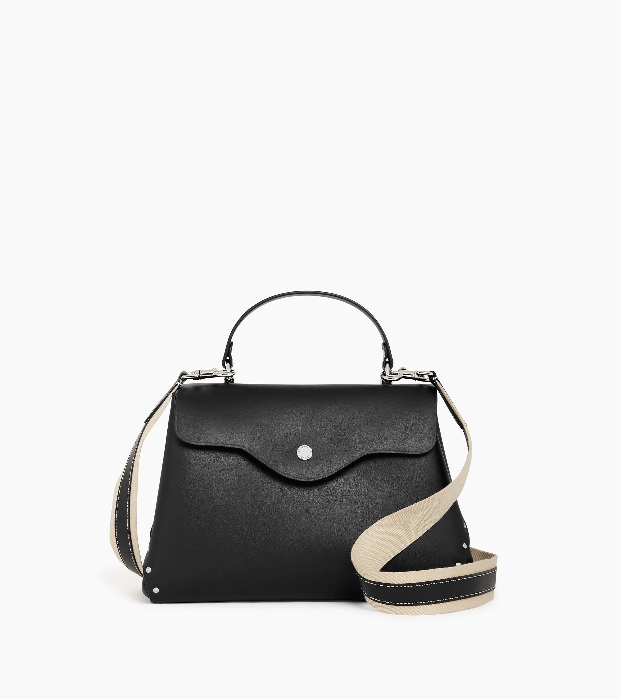 Sans Couture medium-sized handbag in smooth leather | Le Tanneur