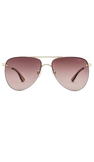 The Prince Sunglasses in Gold | Revolve Clothing (Global)