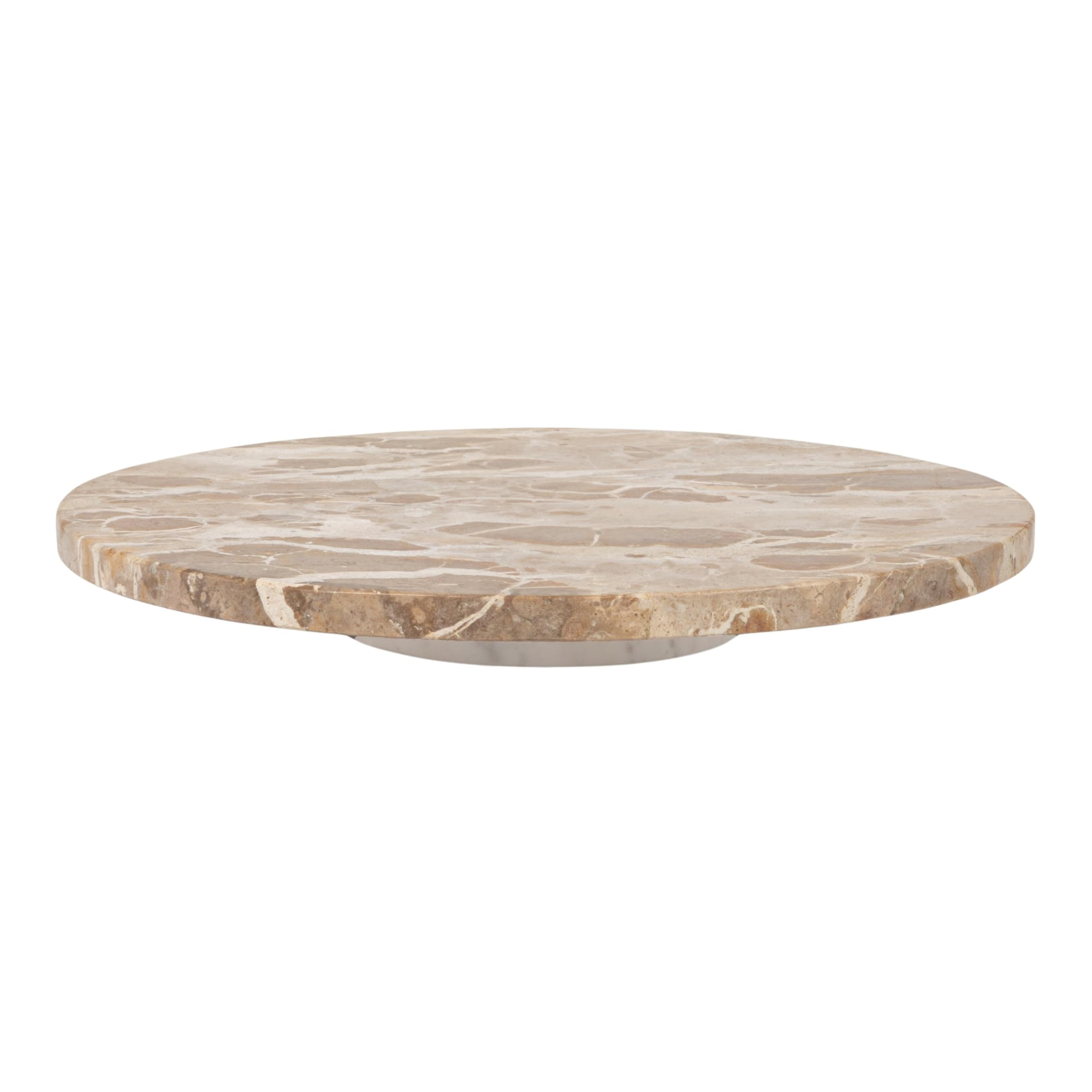 Creative Co-Op Scandinavian Round Marble Lazy Susan, Multicolor | Amazon (US)