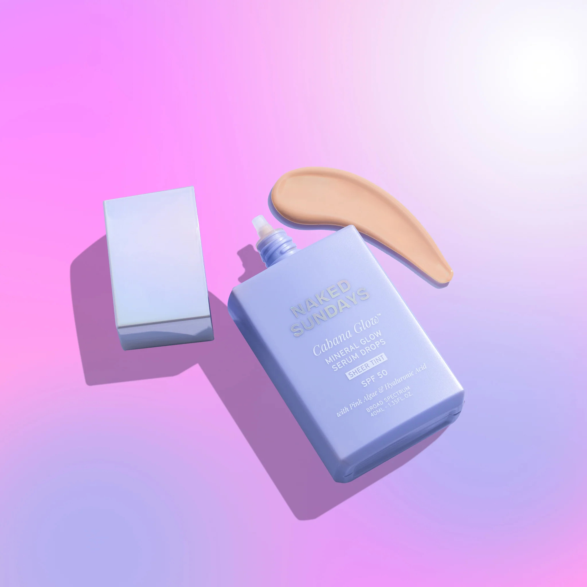 CabanaGlow™ SPF50 Mineral Glow Serum Drops - Sheer Tint | Naked Sundays (US)
