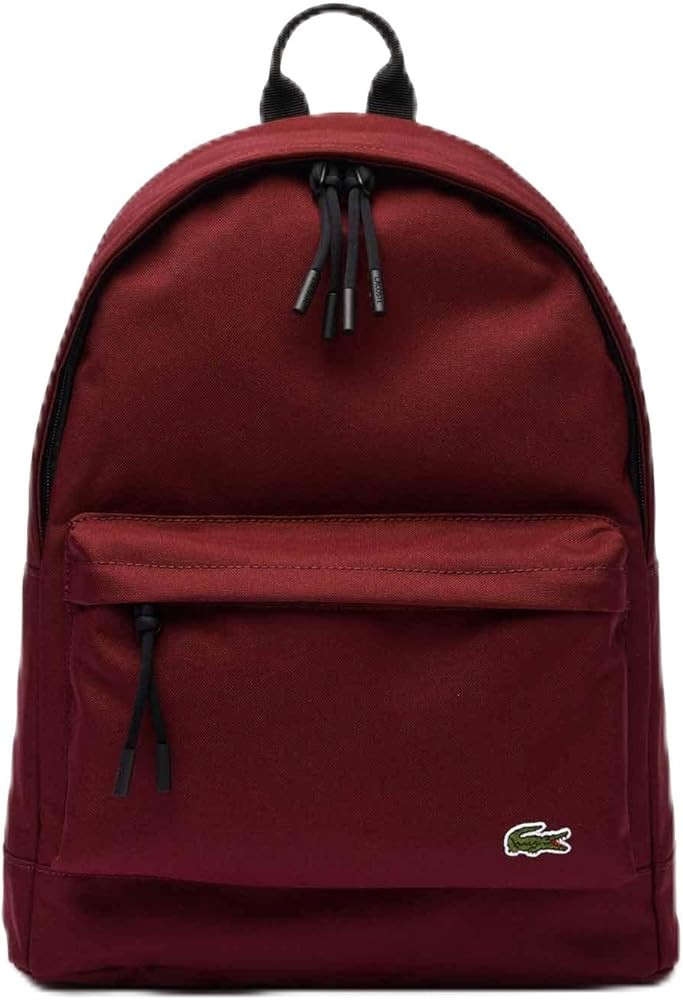 Lacoste Men's Sinpople Monogramme Backpack, Spleen, One Size | Amazon (US)