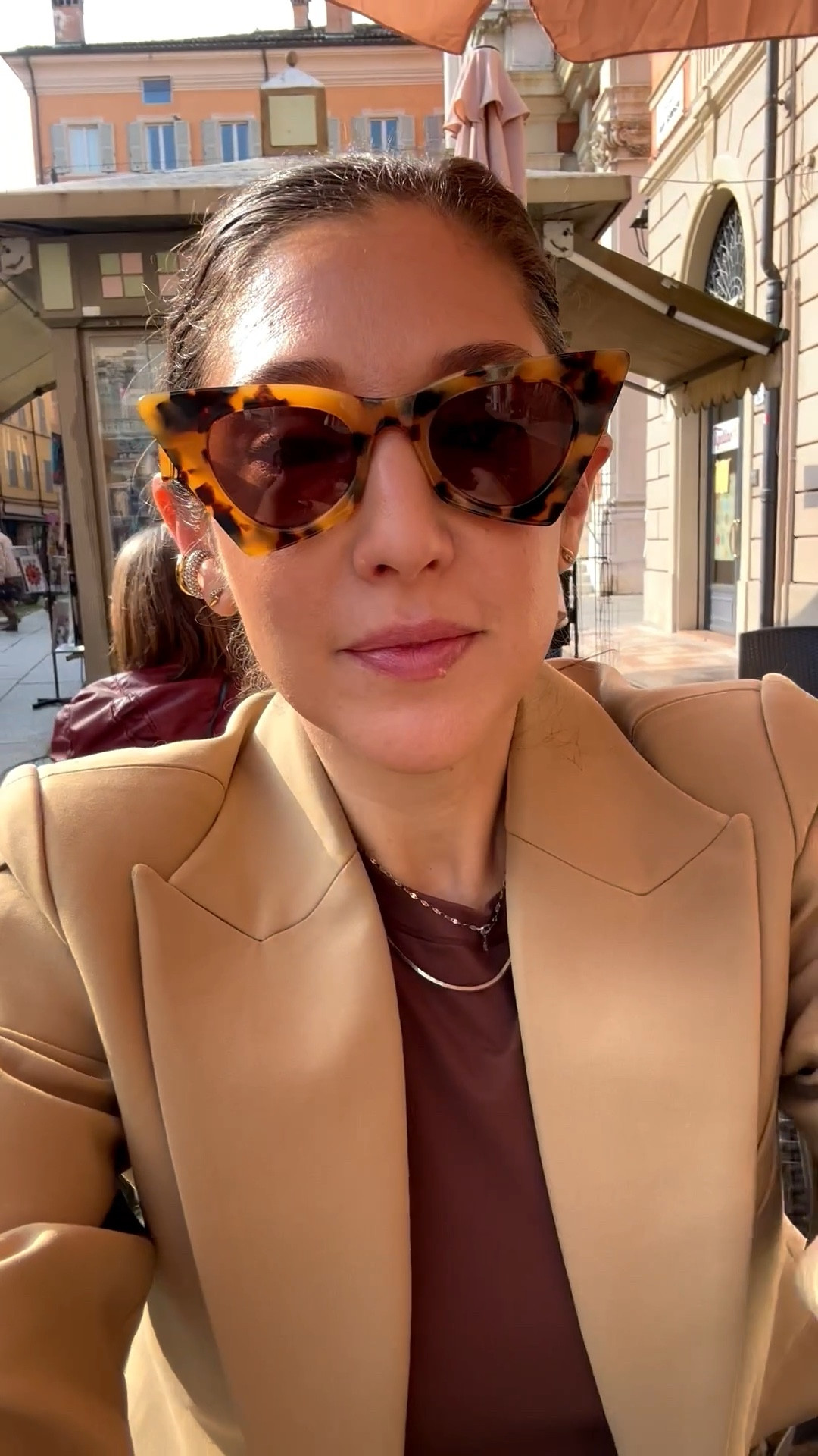 A little espresso in the square ☕️ this trip I’ve been using blazers and leather jackets as my main layering pieces. I love this hourglass blazer from Frankie shop  

#LTKTravel #LTKSeasonal #LTKStyleTip