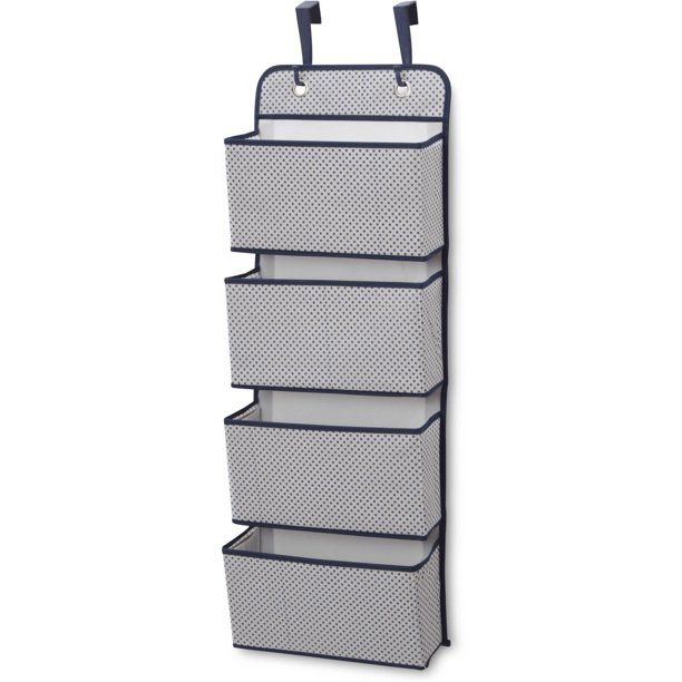 Delta Children 4-Pocket Hanging Wall Organizer, Navy | Walmart (US)