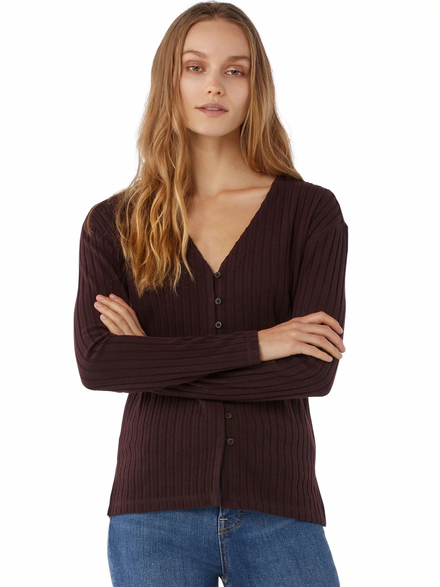 Free Assembly - Free Assembly Women's Drop Shoulder Cardigan Top - Walmart.com | Walmart (US)