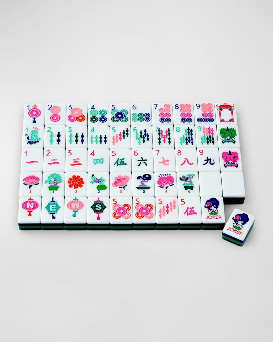 OH MY MAHJONG Shangri-La Mahjong Tile Set | Neiman Marcus