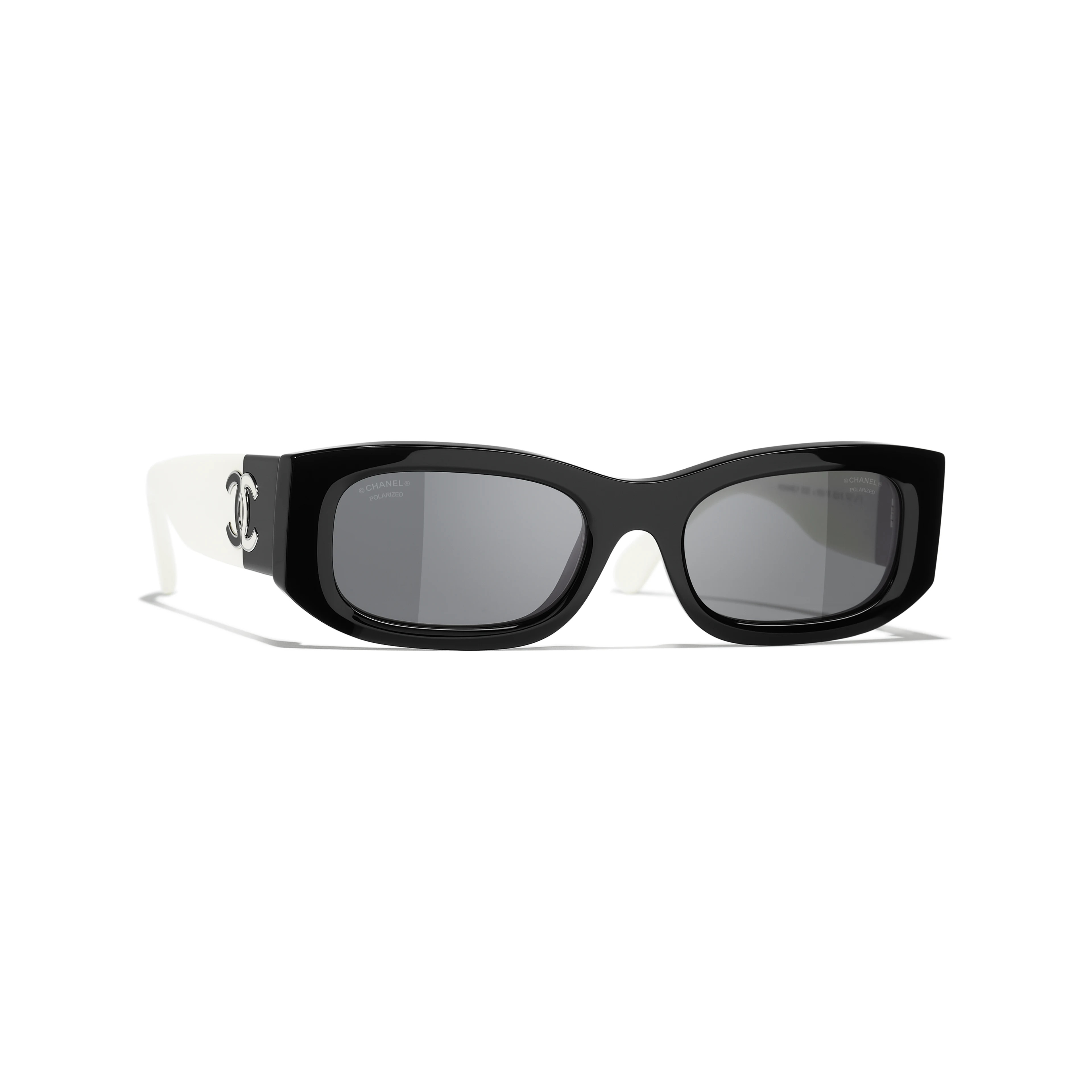 Sunglasses: Rectangle Sunglasses, acetate — Fashion | CHANEL | Chanel, Inc. (US)