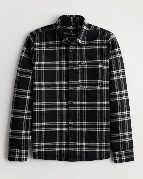 Men's Flannel Shirt | Men's Up To 70% Off Select Styles | HollisterCo.com | Hollister (US)