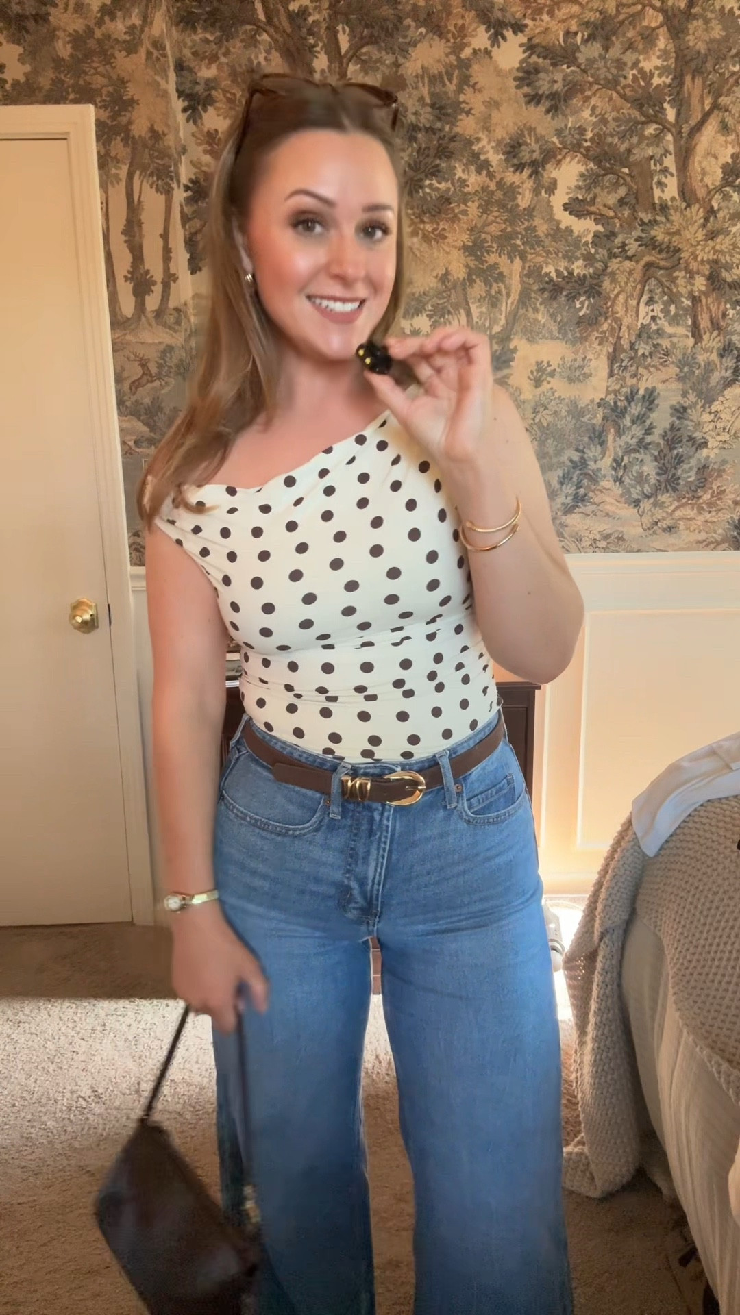 Date night outfit! Top is a size medium! 

#LTKootd #LTKMidsize #LTKSaleAlert