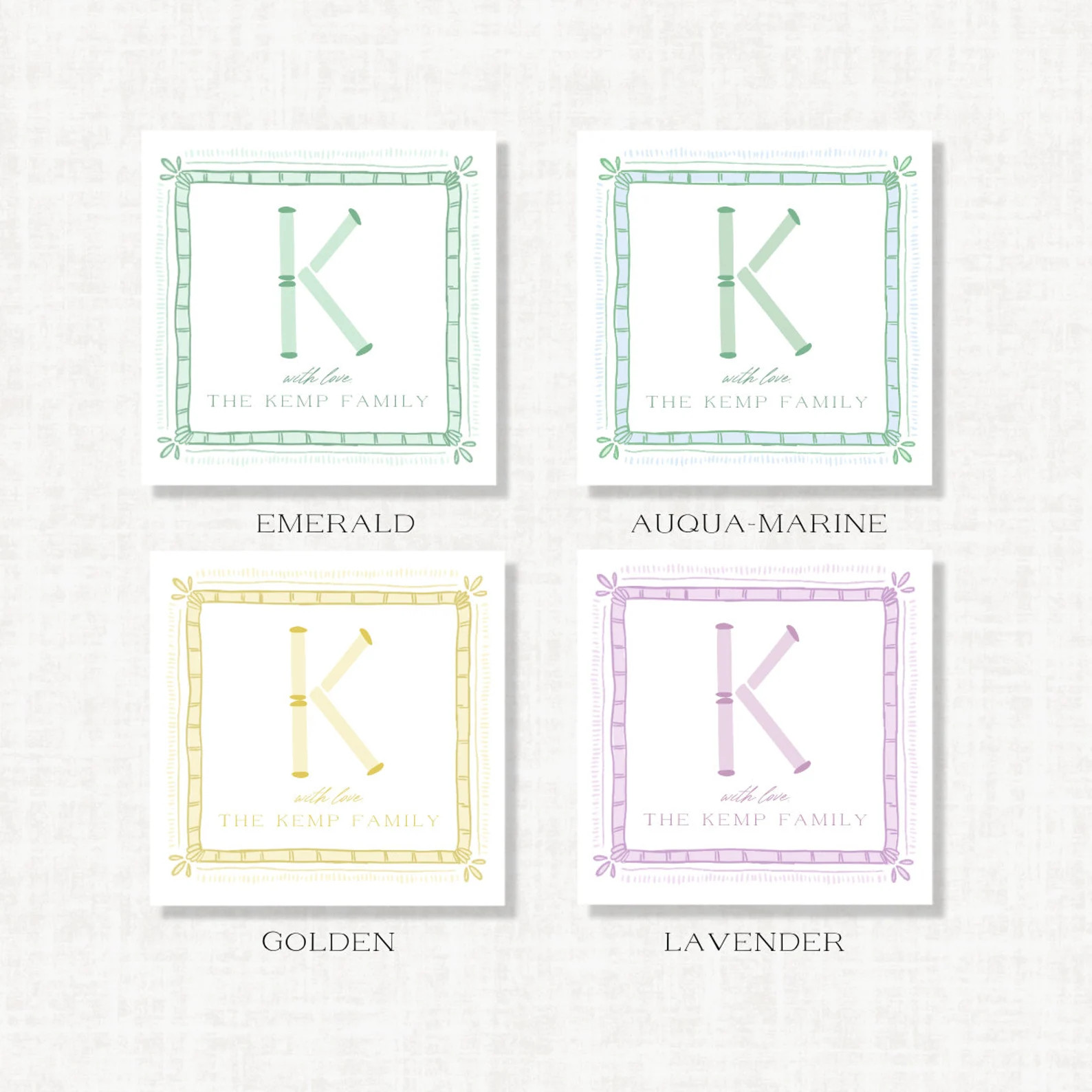 Custom Bamboo Enclosure Card, Personalized Gifts, Mothers Day Gifts, Gift Tag - Etsy | Etsy (US)