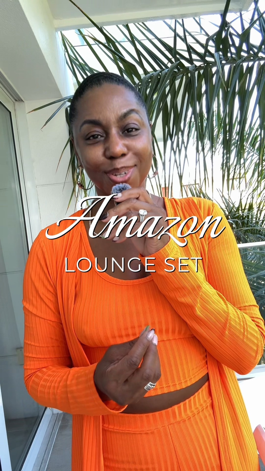 Vacation lounging—but make it chic. 🧡🌴 This flowy three-piece set is one of my all-time favorites because I can relax in it, enjoy breakfast at the resort and still feel feminine and put together.

5’4” | 155 lbs | Size M

Style it. Own it. SLAY it. 💋

#VacationStyle #LoungeSet #AmazonFashion #Over50Style #RichAuntieStyle

#LTKootd #LTKOver40 #LTKTravel
