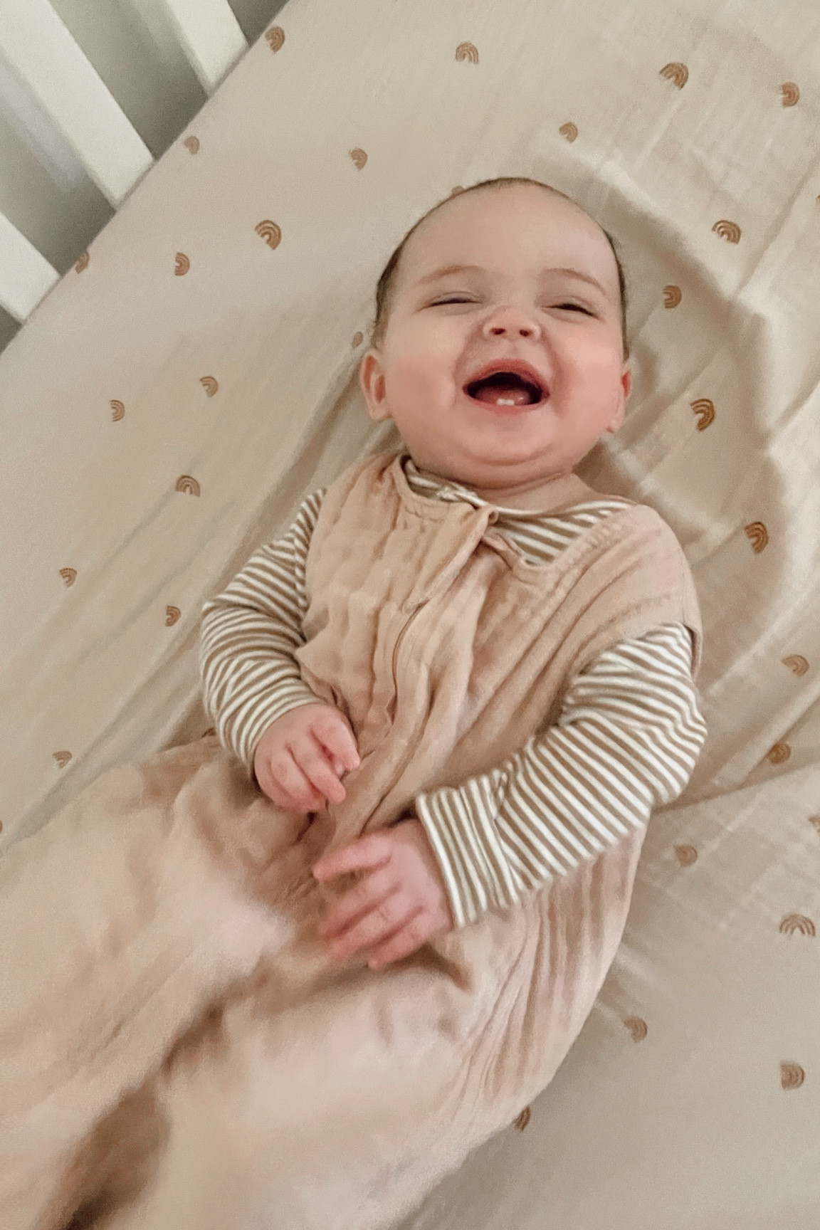 Nursery 
Mushie
Baby crib sheet 
Rainbow crib sheet 
Muslin baby sleeping bag 

#LTKbaby #LTKbump