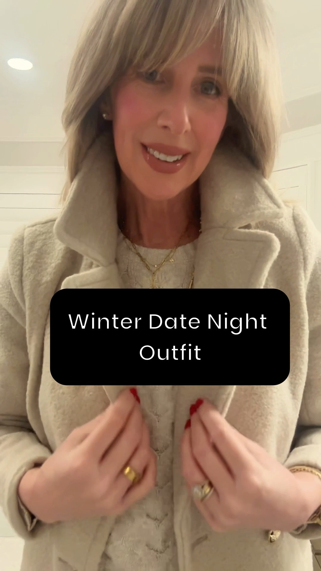 Everyday staples that can go from work straight to date night. 

A super soft cable knit sweater that is hand tied, paired with a dark wash flare denim and nude heel.  

The staring this outfit is by far this coat, which is under $60!  

Wearing a size small sweater, size 28 in jeans, medium in jacket so I can layer underneath.  

Date night outfits, winter outfits, over 40 style 

#LTKootd #LTKSaleAlert #LTKSeasonal