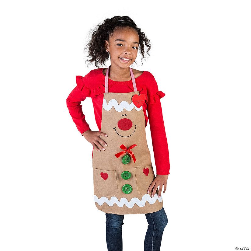 Gingerbread Child's Apron Craft Kit | Oriental Trading Company