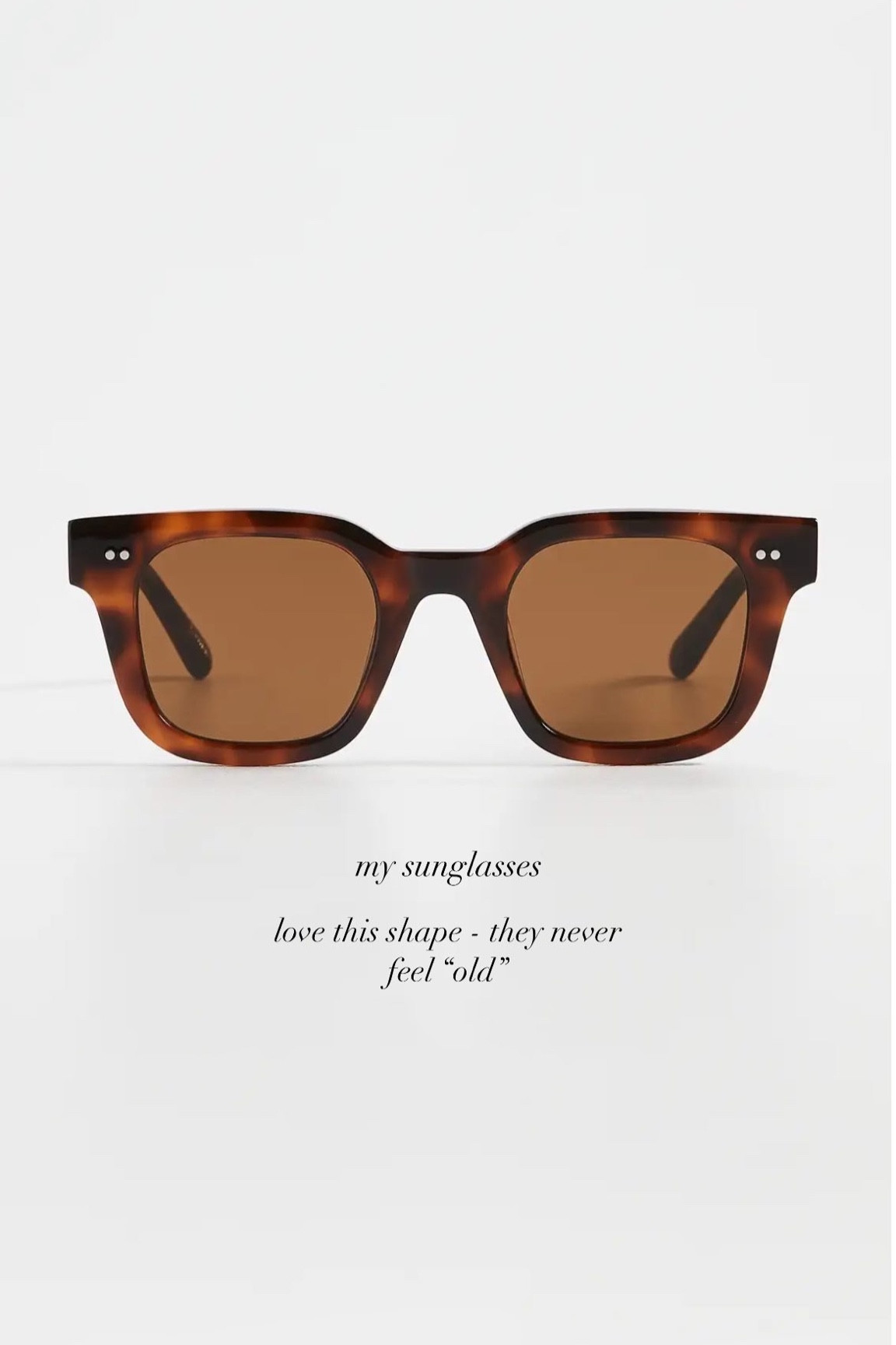 The best non-designer “designer” looking sunglasses. I’ve had these for over three years 