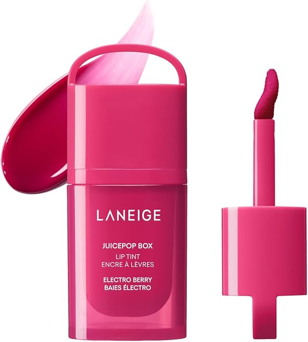 LANEIGE JuicePop Box Lip Tint: 12‑HR Hydrating Lightweight Stain with Buildable Juicy Color & N... | Amazon (US)
