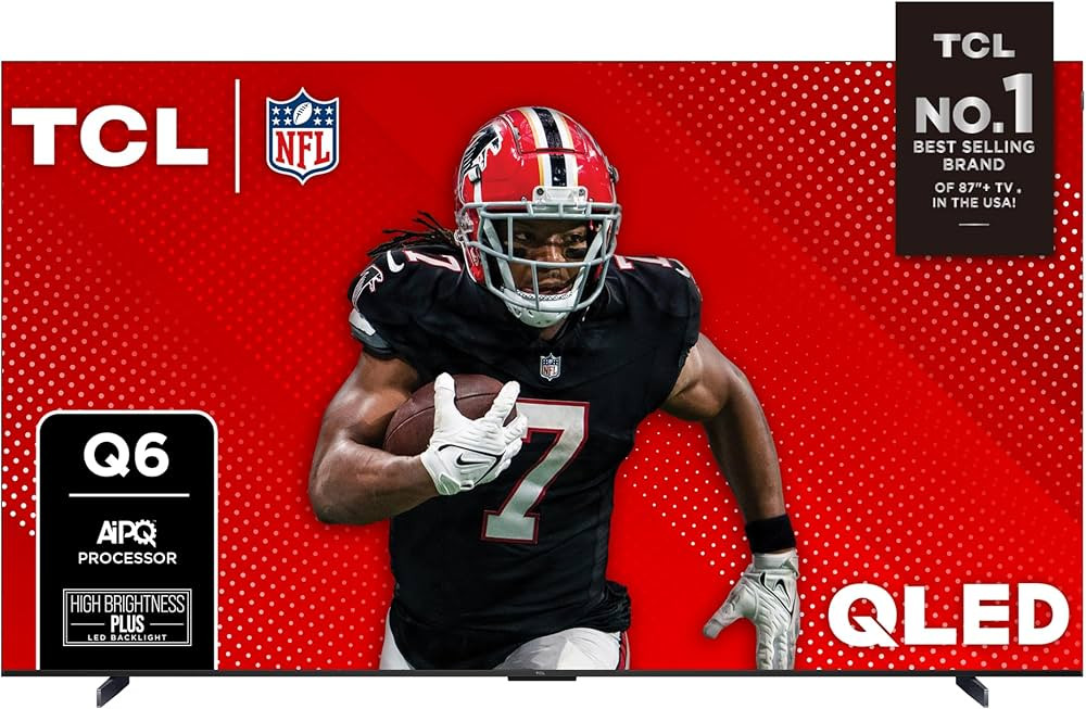 TCL 98-Inch Q65 QLED 4K UHD Smart TV with Google TV (98Q651G, 2024 Model) Dolby Vision, Dolby Atm... | Amazon (US)