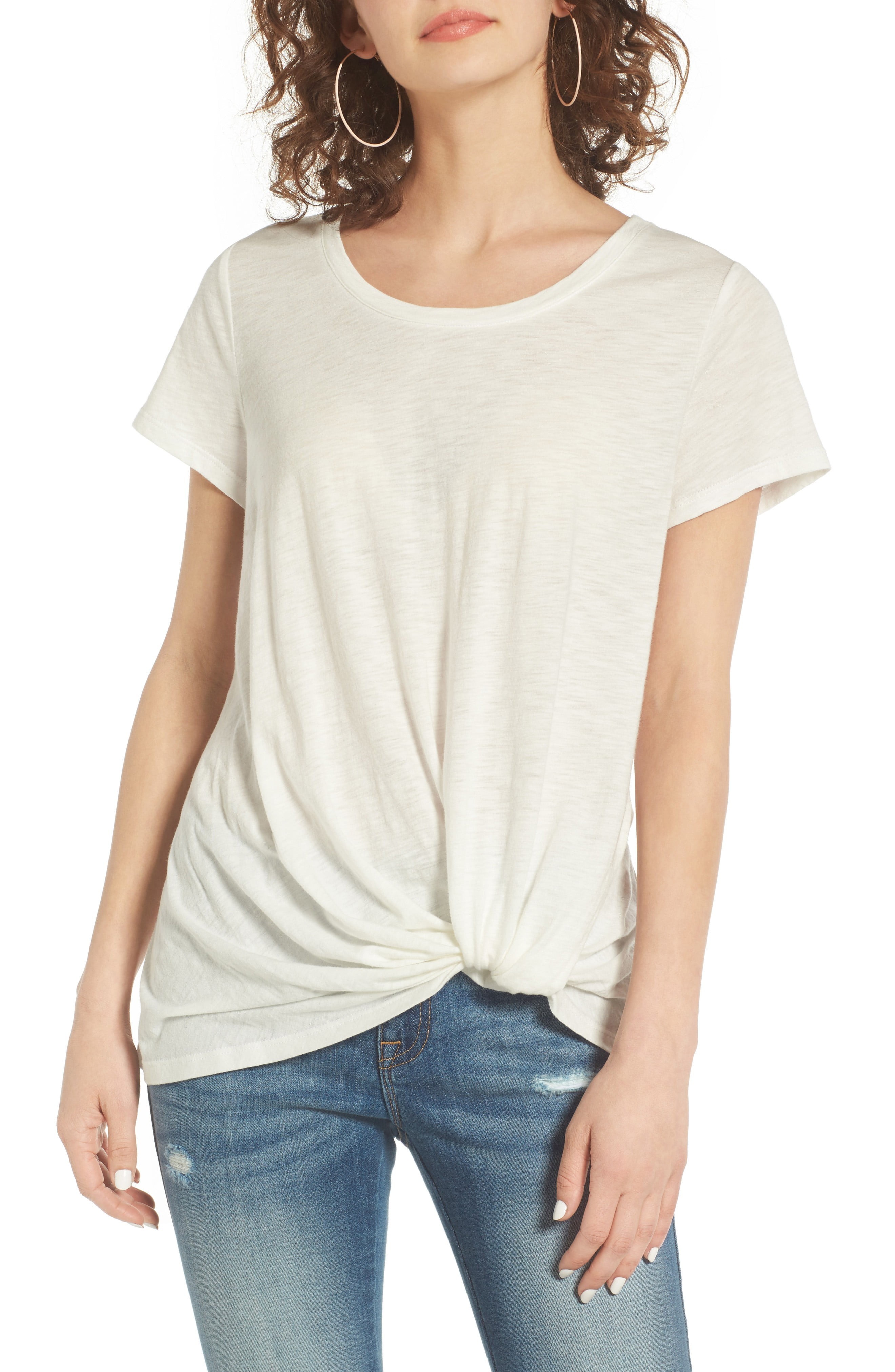 Twist Front Tee | Nordstrom
