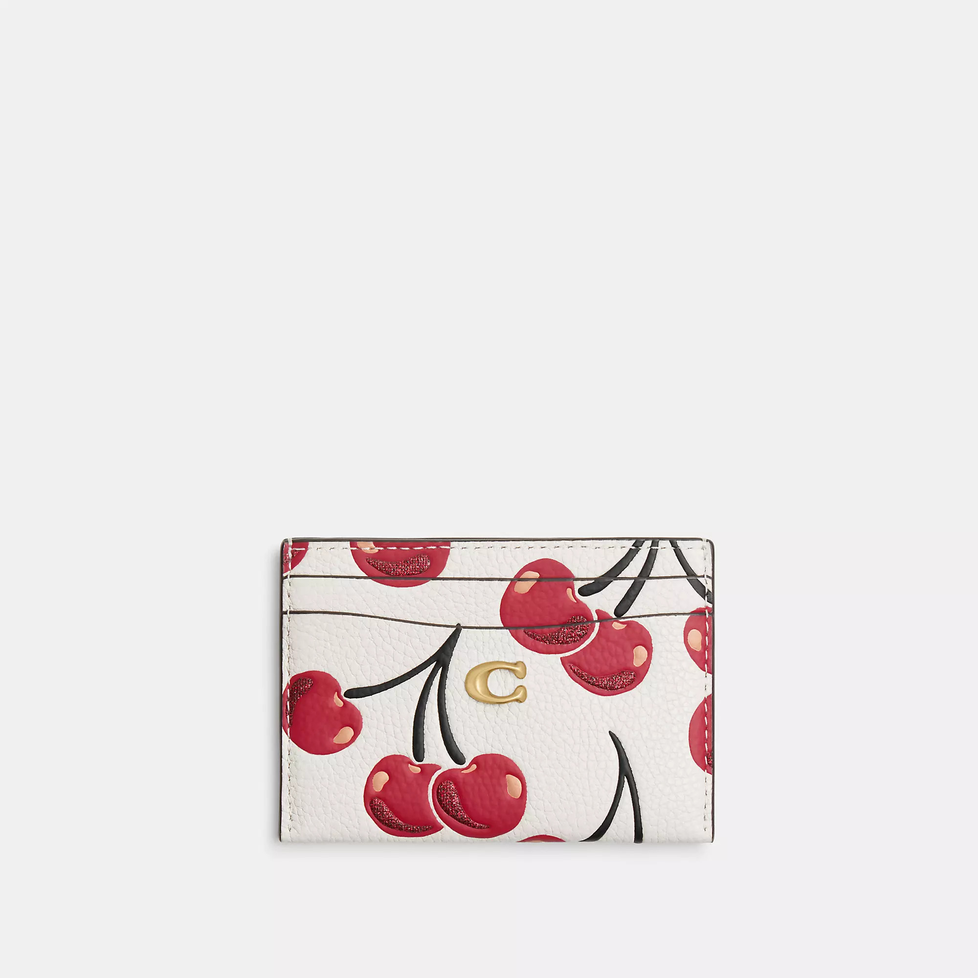 Essential Card Case With Cherry Print | Coach (US)