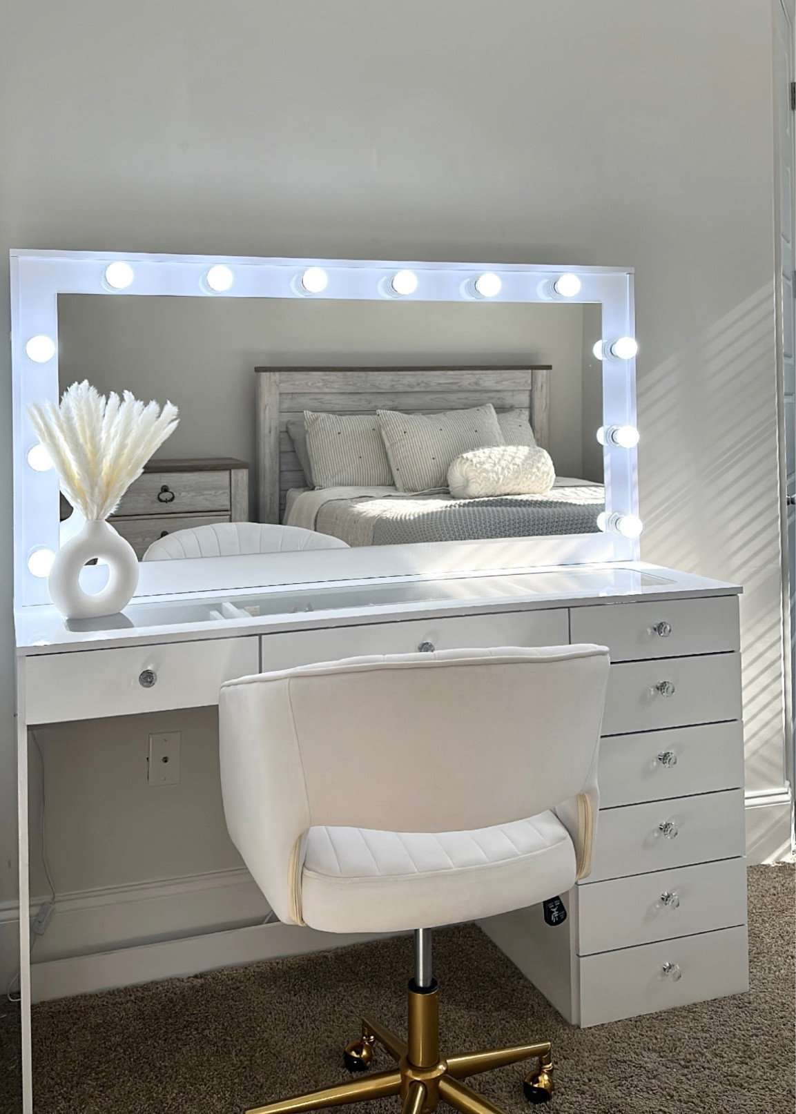 my amazon vanity w/ added decor🤍


Makeup vanity. Cosmetic organizer. Glam room. Vanity room. Minimalist home decor. Home finds. Aesthetic home. Girly room. Vanity. Hollywood vanity mirror. Makeup organizer. Amazon home finds. Vanity desk and aesthetic chair - minimalist white decor girls room

#LTKFind 

#LTKbeauty #LTKU #LTKstyletip #LTKhome #LTKover40 #LTKMostLoved #LTKGiftGuide #LTKsalealert