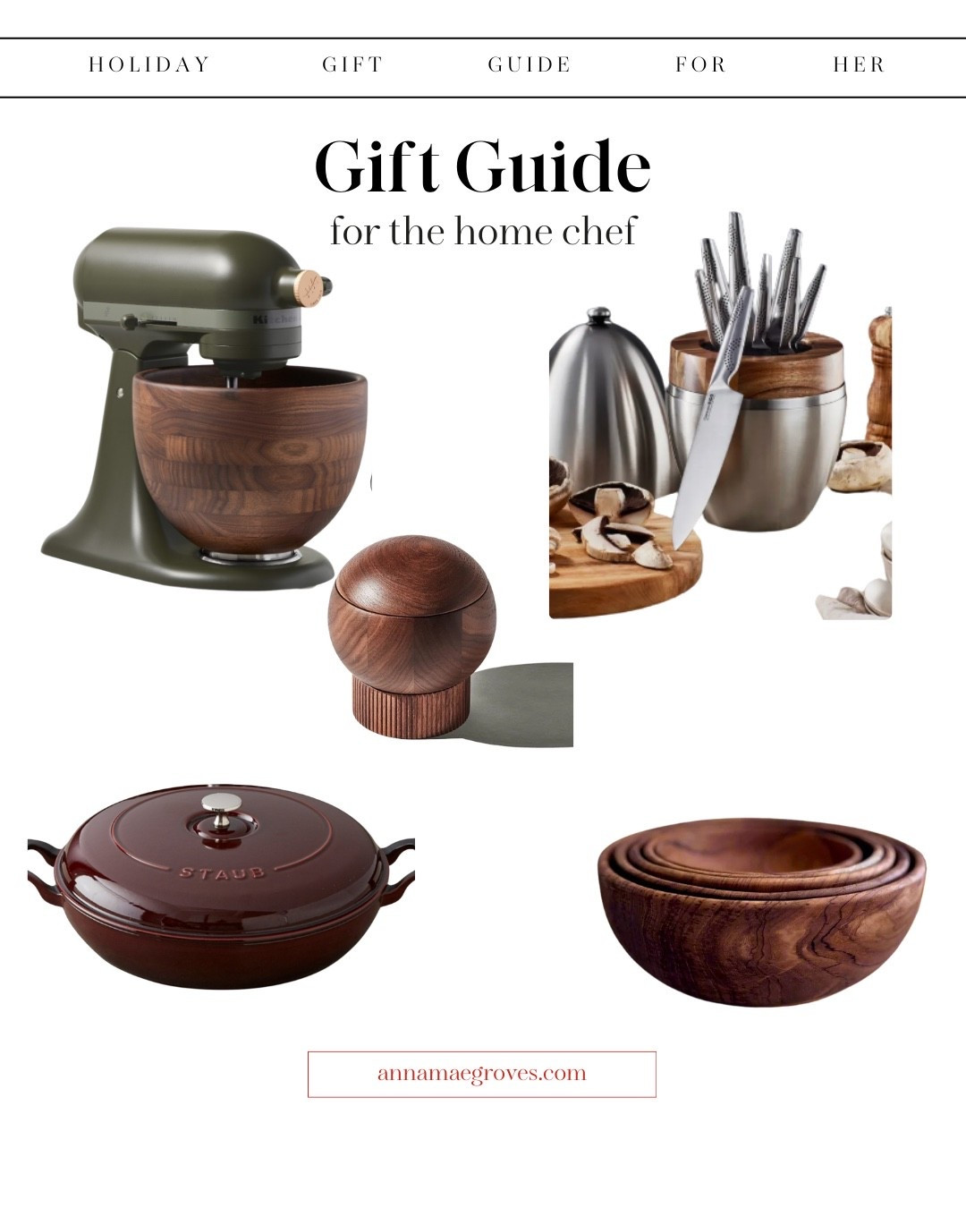 Gift guide for the home chef! Everything they need to make delicious meals at home! 



#LTKHome #LTKGiftGuide #LTKHoliday
