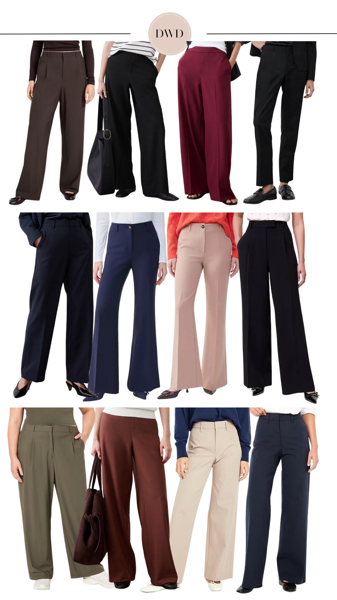 Work pant round up 🤍

#LTKMidsize #LTKWorkwear #LTKSaleAlert