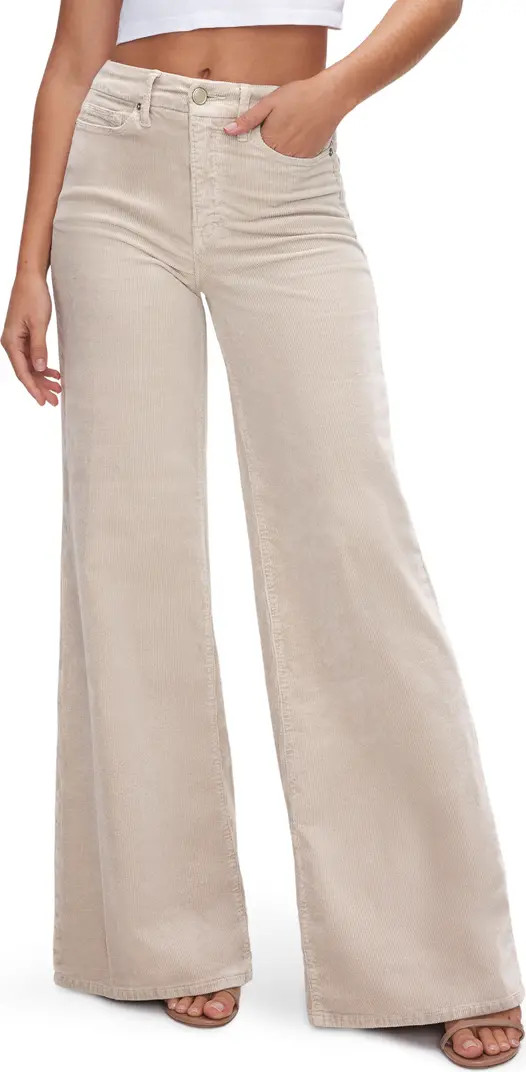 Good Waist Corduroy Wide Leg Palazzo Pants | Nordstrom