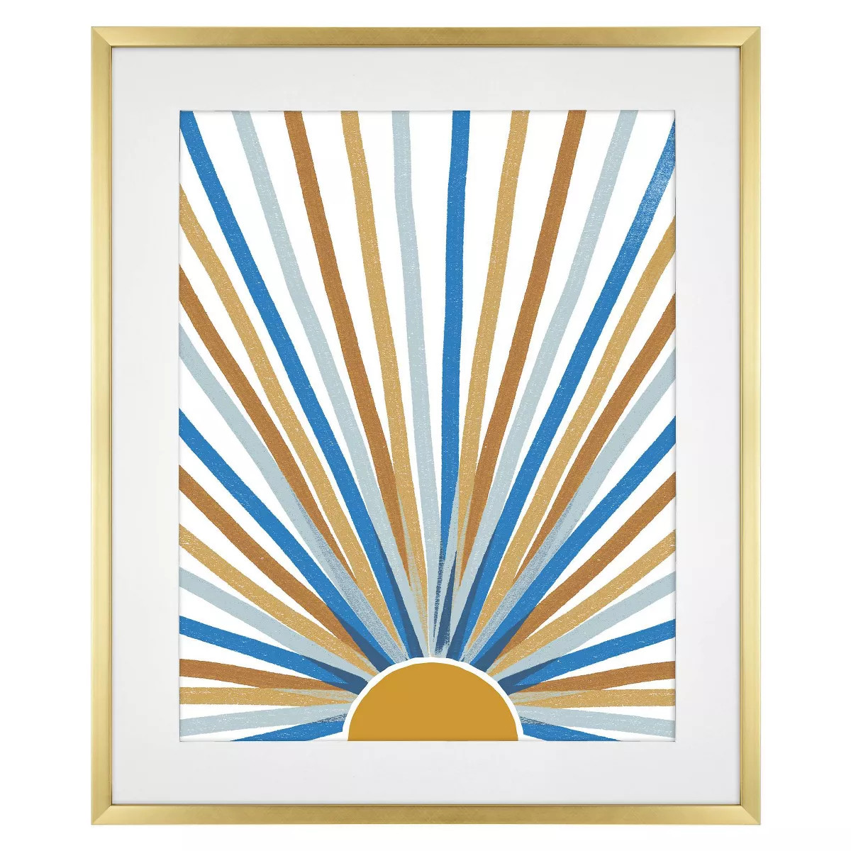 20.78" x 24.78" Matted to 16" x 20" Thin Poster Frame Brass - Room Essentials™ | Target