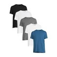 George Men's and Big Men's Crew Tee with Short Sleeves, 5-Pack, Sizes XS-5XL - Walmart.com | Walmart (US)