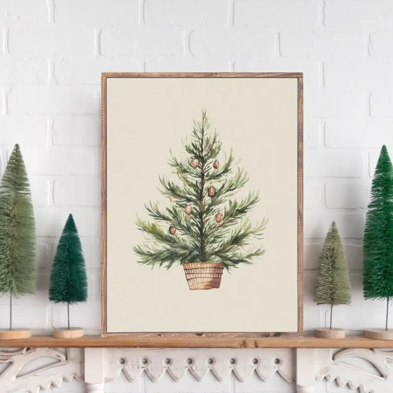 A Small Tree With A Big Heart Canvas Printed Sign - Etsy | Etsy (US)