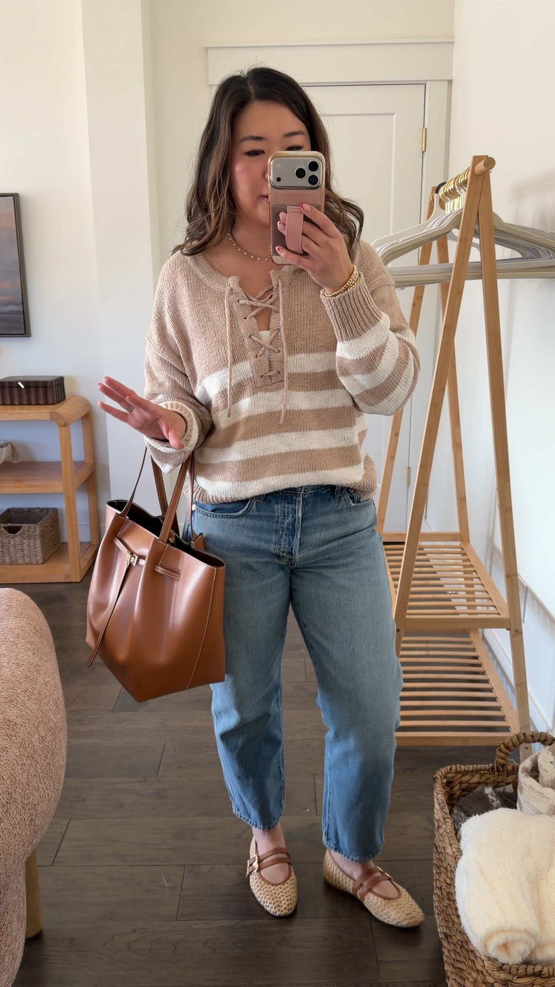 Target outfit / Everyday casual outfit Sweater: Large
Petite Jeans: 8